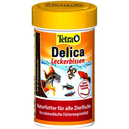 Tetra Delica vörös szúnyoglárva, fagyasztva szárított, haleleség, 100 ml