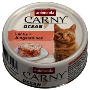 Animonda Carny Ocean macskaeledel 80g - Több ízben - Lazac és Szardínia 91646520 - Animonda
