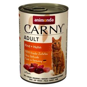 Animonda Carny Adult Marha és Csirke Macskaeledel 400g Konzerv - Animonda