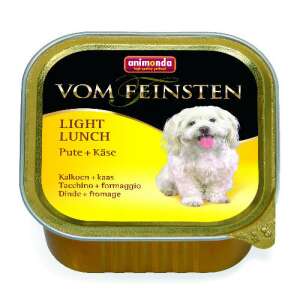 Animonda Vom Feinsten Light Lunch nedves kutyaeledel pulykával és sajttal, 150g - Animonda