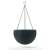 Keter Sphere Planter függő virágcserép, fekete, rattan hatású, 35 cm átmérő, lánccal