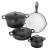 Carl Schmidt Sohn KOCH SYSTEME XANTEN 7 piece cast iron cookware set, black