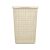 Wäschebox Jute 58L 43x34x60cm cremefarben 107436206