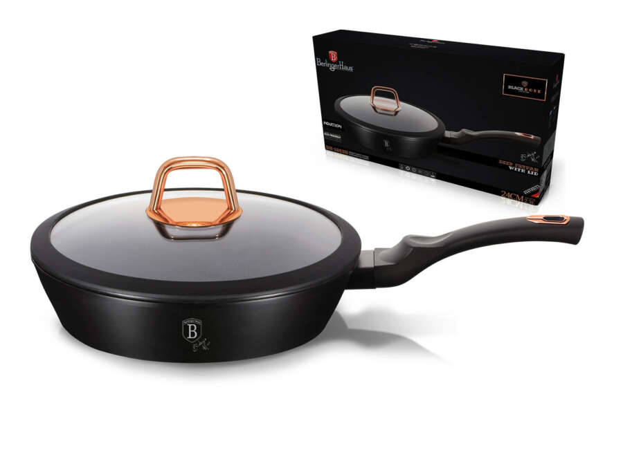 Berlinger Haus Black Rose collection márvány bevonatos nyeles ser...