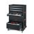 Keter Tool Chest with tools in open drawers