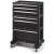 Keter Tool Chest with 6 drawers, black