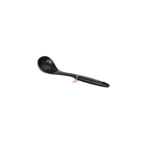 Lingură de supă Berlinger Haus Black Rose 29 cm, negru și auriu roz, rezistentă la căldură, antiaderentă, fără PFOA, plumb și cadmiu - Polonice