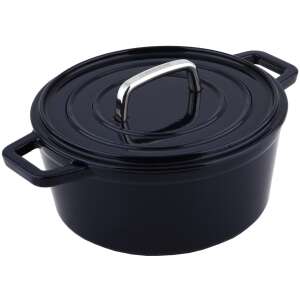 Carl Schmidt Sohn-Alpen Topf, emailliertes Gusseisen, 20x10,7 cm, blau