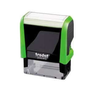 Trodat Printy 4912 önbeálló bélyegző, zöld, fekete párnával - Irodai bélyegző