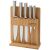Carl Schmidt Sohn Soest 7-Piece Knife Set with Bamboo Holder