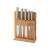 Carl Schmidt Sohn 7-piece knife set with bamboo stand