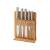 Carl Schmidt Sohn 7-piece knife set with bamboo stand