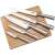 Carl Schmidt Sohn 7-piece knife set, stainless steel blades, bamboo cutting board