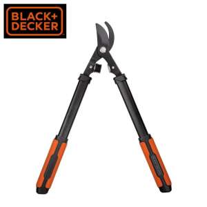 Black+Decker 53cm Baumschere, Schwarz und Orange, zum Schneiden von Ästen bis zu 50,8 mm - Astscheren