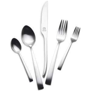 Carl Schmidt Sohn Koch Systeme CLOPPENBURG 60-teiliges Besteckset, Edelstahl, modernes Design - Besteck-Sets