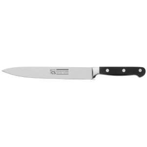 Carl Schmidt Sohn KOCH SYSTEME PREMIUM Schnitzmesser, 20 cm, Edelstahl, schwarzer Griff - Carl Schmidt Sohn Küchenmesser