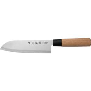 Cuțit Santoku Carl Schmidt Sohn KOCH SYSTEME OSAKA 18 cm, stil japonez, cu mâner din lemn - Carl Schmidt Sohn