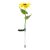 Nahaufnahme des Garden of Eden Solar Sonnenblume LED Lichts