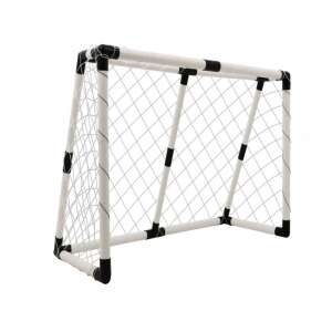 Poartă de fotbal pentru copii cu plasă, 103x130cm, alb și negru - Porti de fotbal și handbal