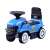 Blue ride-on tractor with trailer, for kids, with sound and lights, toy tractor