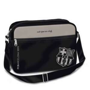 Fekete FC Barcelona válltáska a klub logójával és a 'més que un club' felirattal - Öltözködés kiegészítő