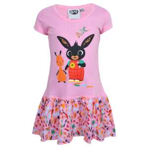 Розова рокля Bing Bunny за момичета, с Bing и Sula, идеална за ежедневна употреба - Мода и обличане