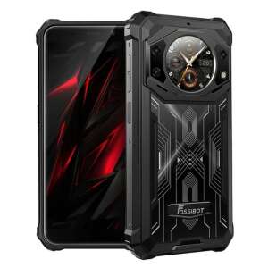 FOSSiBOT F101 Pro mobiltelefon, 4G, Dual Display, 5, 45 hüvelykes HD+ IPS 1, 3 hüvelykes, RAM memória 8GB + 7GB bővíthető, ROM memória 128GB, Android 13, NFC/HAC, akkumulátor kapacitása 10600 mAh, 18W, DualSIM, Fekete