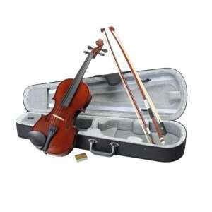 Skrzypce klasyczne 3/4 z futerałem, smyczkiem i żywicą - Skrzypce