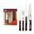 Tramontina Churrasco BBQ set, 14 pieces, includes knives, forks, and a carving knife with wooden handles