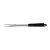 Tramontina Churrasco Black Meat Fork, Side View
