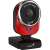 Genius Qcam 6000 1080p webkamera, piros, full HD videohívás, videokonferencia, online megbeszélés, streaming