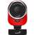 Genius Qcam 6000 1080p webkamera, piros, full HD videohívás, videokonferencia, online megbeszélés, streaming