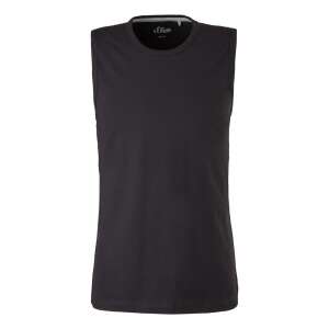 S.Oliver Férfi Ujjatlan Póló - Fekete - M 49843941 - Férfi trikó