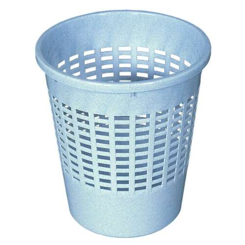 CURVER "BASIC" 10L blauer Plastikmüllbehälter mit Gittermuster