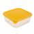 Recipient pătrat pentru alimente 0,8L Fresh&Go galben 91820123