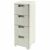 Bibliotecă Curver cu 4 sertare 4x14L / Crem 91820331