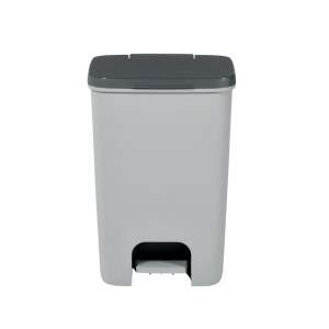 CURVER "ESSENTIALS" 40L pedal bin, grey, kitchen trash can, bathroom trash can, office trash can - Trash can