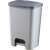 CURVER "ESSENTIALS" 40L pedal bin, grey, kitchen trash can, bathroom trash can, office trash can