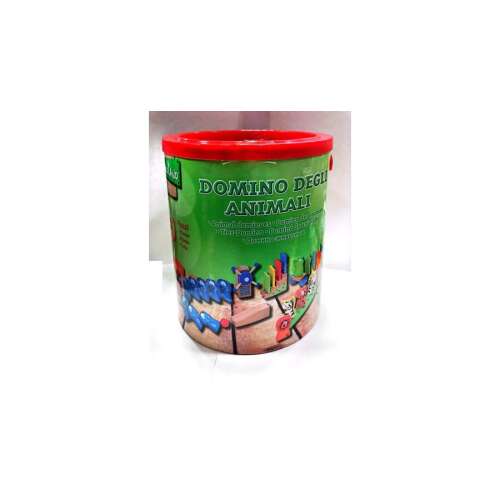 Fa dominó készlet állatokkal 120 darabos