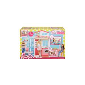 Barbie Kétszintes Összecsukható Ház Kiegészítőkkel 91821711 