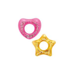 Bestway csillámos szív és csillag alakú úszógumi, 91 cm - Gyerek úszógumi