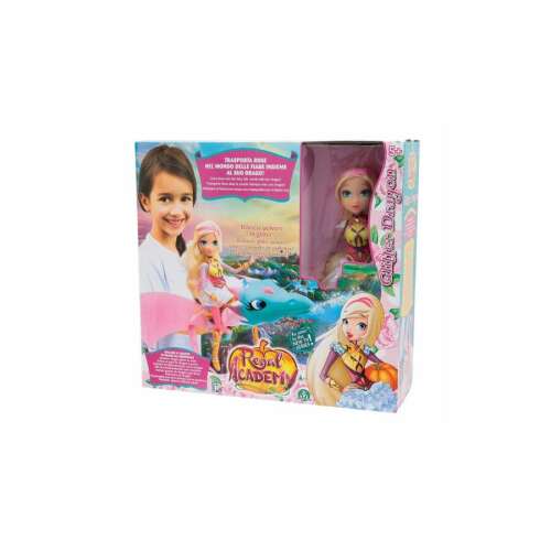 Regal Academy Rose baba csillogó sárkánnyal, a sárkány kézbabaként viselhető - Giochi Preziosi