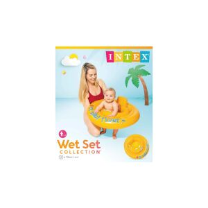 Intex Bébi Úszógumi - Sárga Felfújható Úszókarika Csecsemőknek - Bébi úszógumi