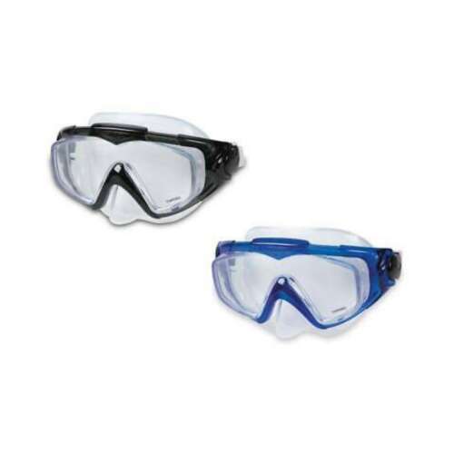 Intex búvárszemüveg gyerekeknek, fekete és kék, úszószemüveg gyerekeknek, búvármaszk gyerekeknek, sznorkelezős szemüveg gyerekeknek