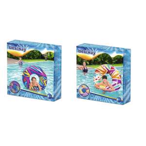 Bestway felfújható úszógumi geometriai mintákkal, kétféle színben - Gyerek úszógumi