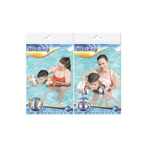 Bestway felfújható karúszók gyerekeknek, pingvin és cápa mintával - Karúszó