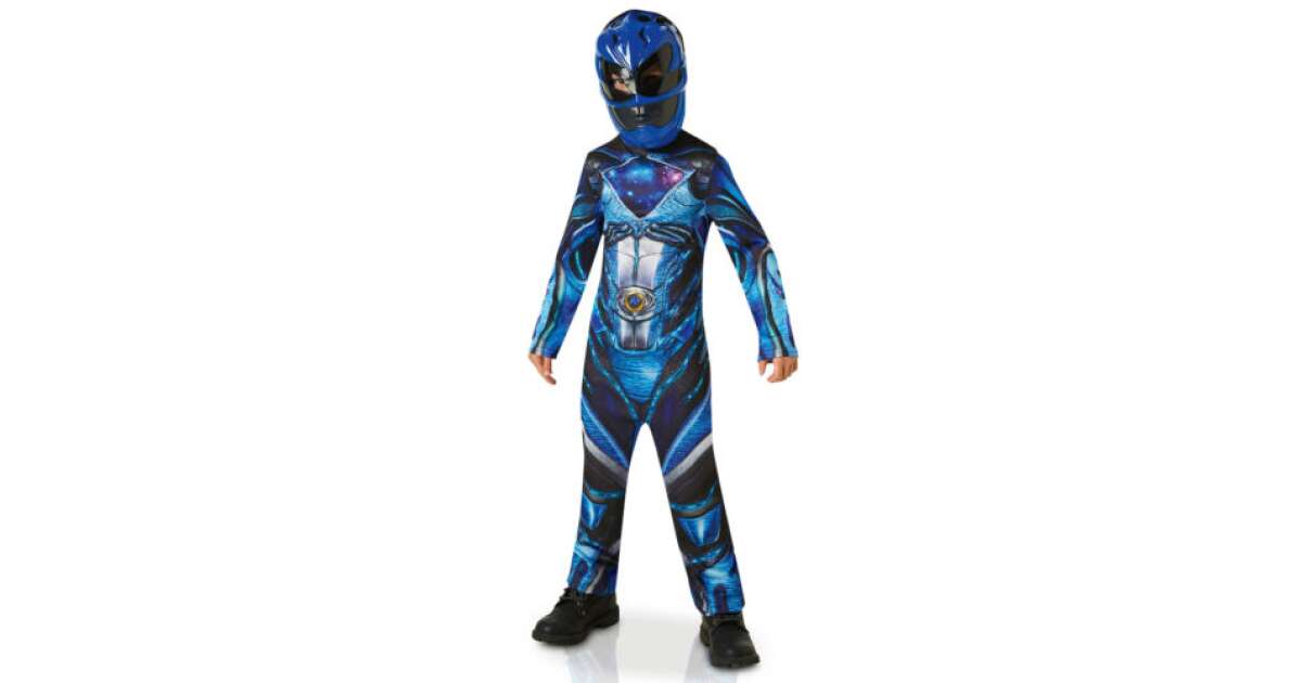 Rubies Power Rangers Kék Jelmezkostüm - Fiúknak - 3-4 Éveseknek (104 cm ...