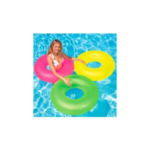 Intex neon színű úszógumi, 91 cm átmérőjű, neon sárga, neon zöld és neon rózsaszín színben kapható - Gyerek úszógumi