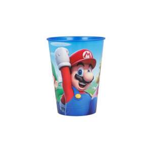 Super Mario műanyag pohár, rajta Márió, Luigi, Peach hercegnő és Toad - Műanyag pohár