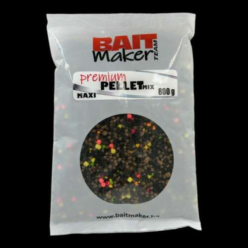 Bait Maker Team Premium Pellet Mix Maxi 800g horgászcsali - Etető pellet